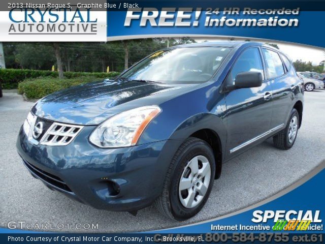 2013 Nissan Rogue S in Graphite Blue