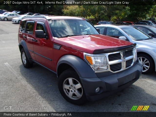 2007 Dodge Nitro SXT 4x4 in Inferno Red Crystal Pearl