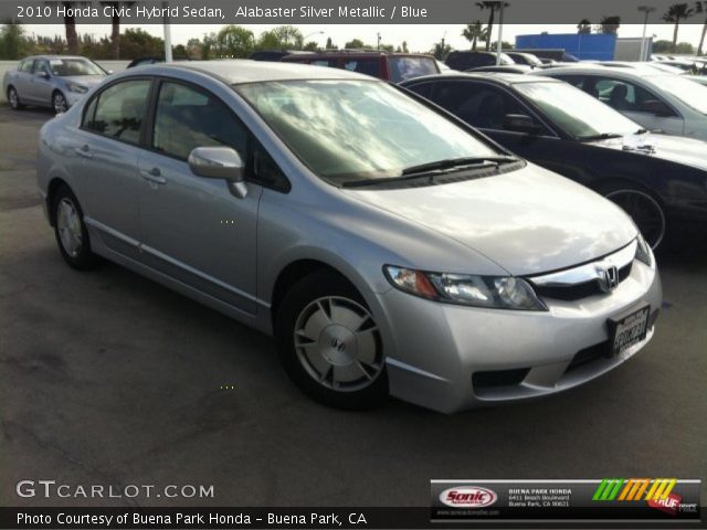 2010 Honda Civic Hybrid Sedan in Alabaster Silver Metallic