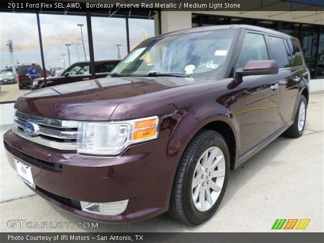 2011 Ford Flex SEL AWD in Bordeaux Reserve Red Metallic