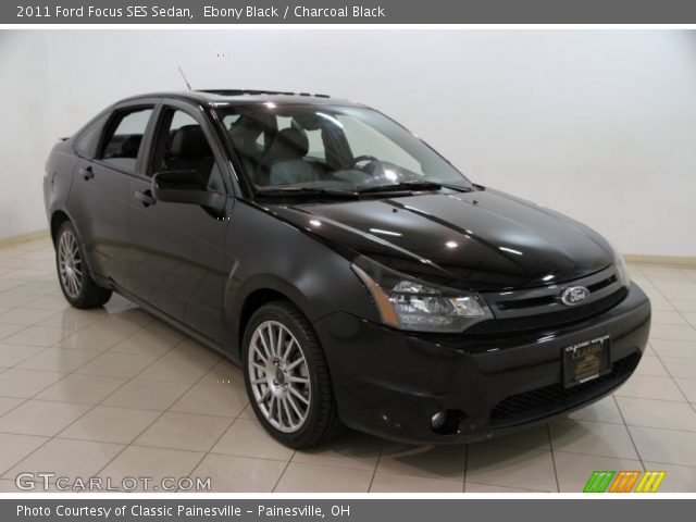 2011 Ford Focus SES Sedan in Ebony Black