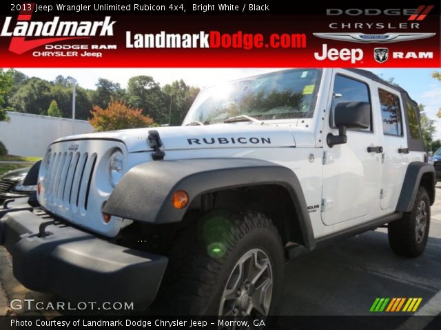 2013 Jeep Wrangler Unlimited Rubicon 4x4 in Bright White