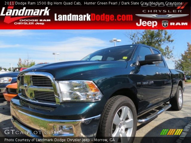 2011 Dodge Ram 1500 Big Horn Quad Cab in Hunter Green Pearl