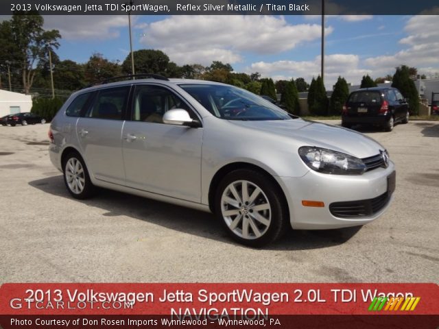 2013 Volkswagen Jetta TDI SportWagen in Reflex Silver Metallic