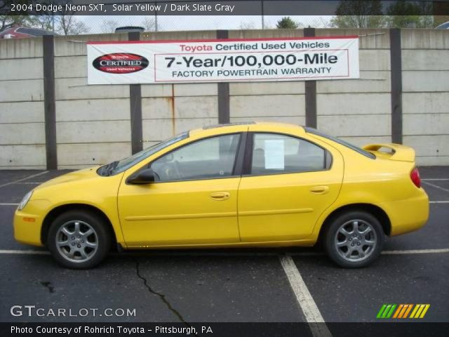 2004 Dodge Neon SXT in Solar Yellow