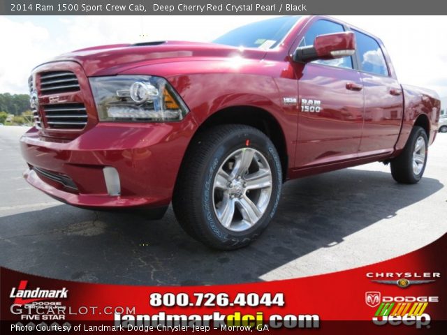 2014 Ram 1500 Sport Crew Cab in Deep Cherry Red Crystal Pearl
