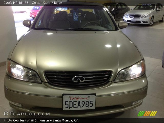 2003 Infiniti I 35 in Golden Sand