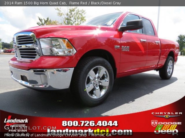 2014 Ram 1500 Big Horn Quad Cab in Flame Red