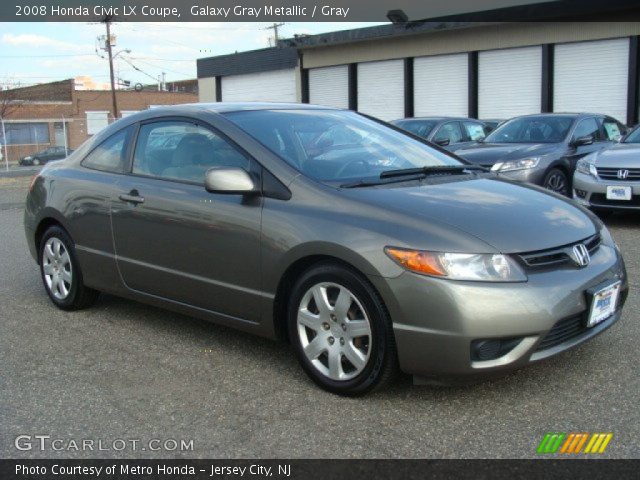 2008 Honda Civic LX Coupe in Galaxy Gray Metallic
