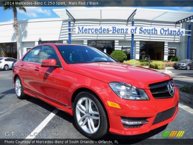 2014 Mercedes-Benz C 250 Sport in Mars Red