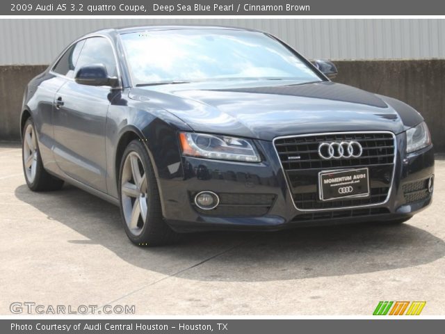 2009 Audi A5 3.2 quattro Coupe in Deep Sea Blue Pearl