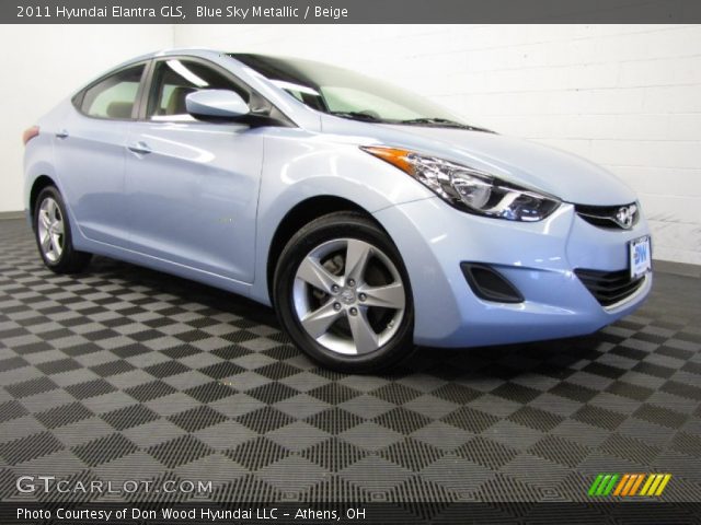 2011 Hyundai Elantra GLS in Blue Sky Metallic