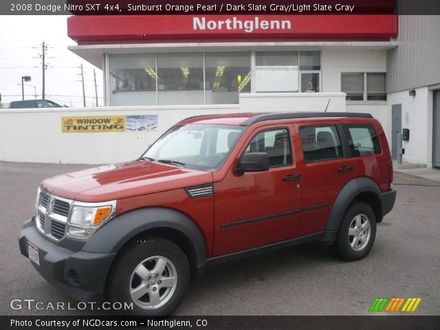 2008 Dodge Nitro SXT 4x4 in Sunburst Orange Pearl