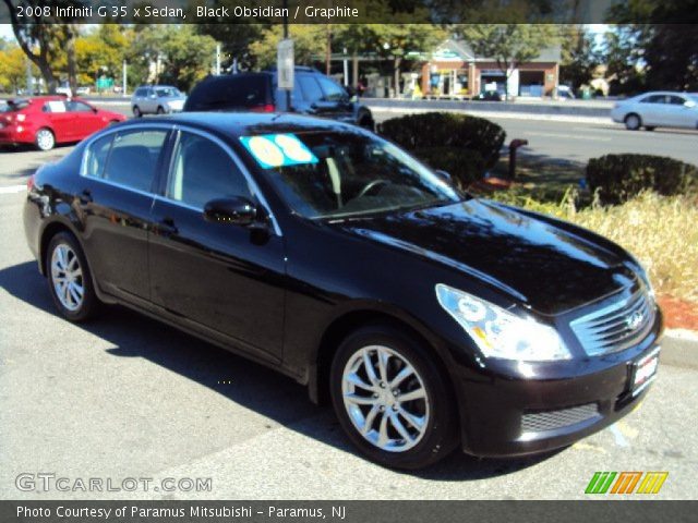 2008 Infiniti G 35 x Sedan in Black Obsidian