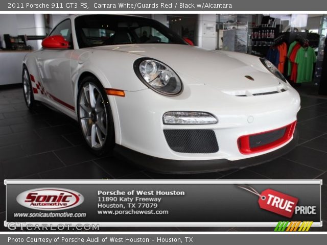 2011 Porsche 911 GT3 RS in Carrara White/Guards Red