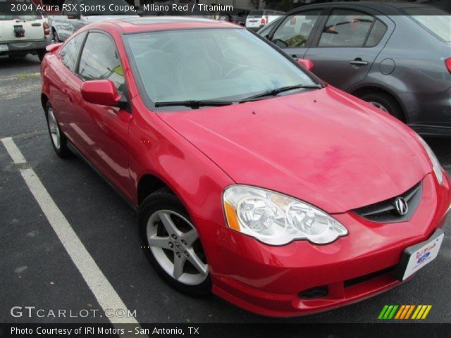 2004 Acura RSX Sports Coupe in Milano Red