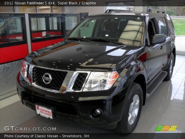 2012 Nissan Pathfinder S 4x4 in Super Black