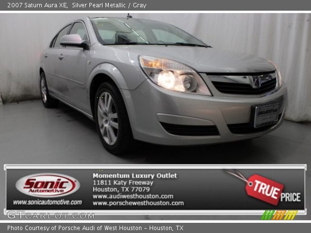 2007 Saturn Aura XE in Silver Pearl Metallic