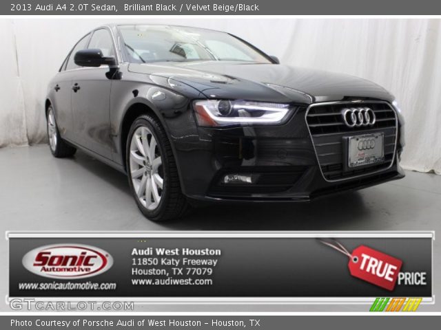 2013 Audi A4 2.0T Sedan in Brilliant Black