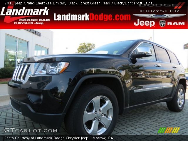 2013 Jeep Grand Cherokee Limited in Black Forest Green Pearl