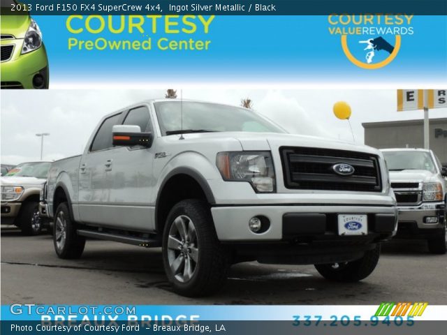 2013 Ford F150 FX4 SuperCrew 4x4 in Ingot Silver Metallic