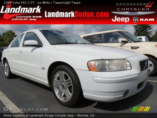 2006 Volvo S60 2.5T in Ice White
