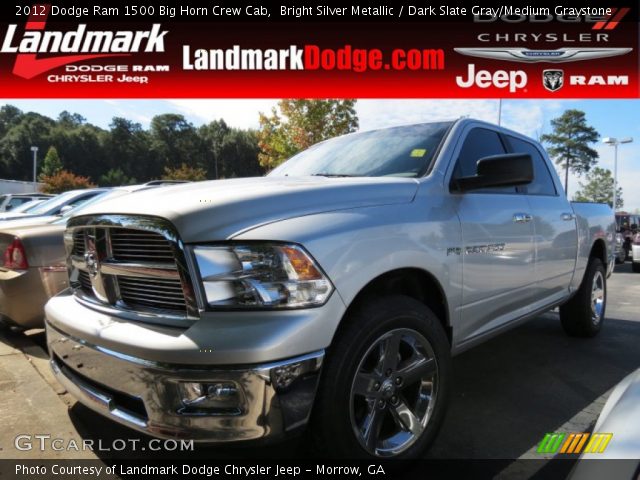 2012 Dodge Ram 1500 Big Horn Crew Cab in Bright Silver Metallic