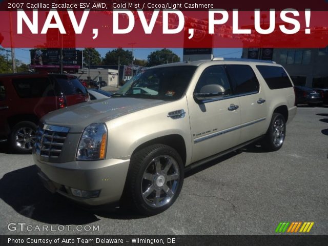 2007 Cadillac Escalade ESV AWD in Gold Mist