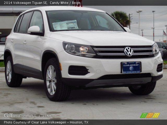 2014 Volkswagen Tiguan SE in Candy White