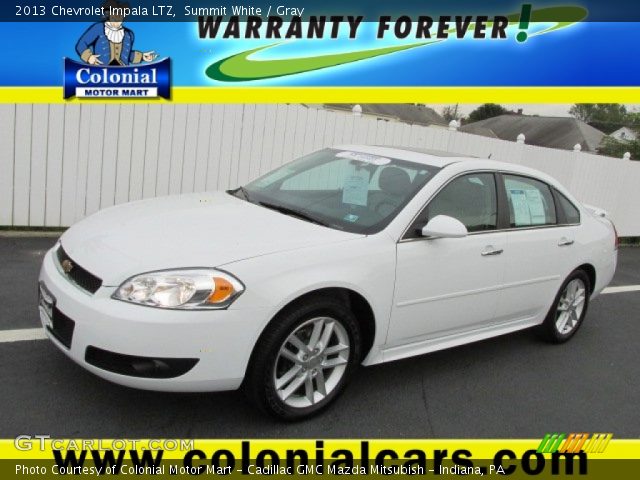 2013 Chevrolet Impala LTZ in Summit White