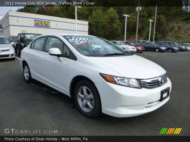 2012 Honda Civic NGV Sedan in Taffeta White