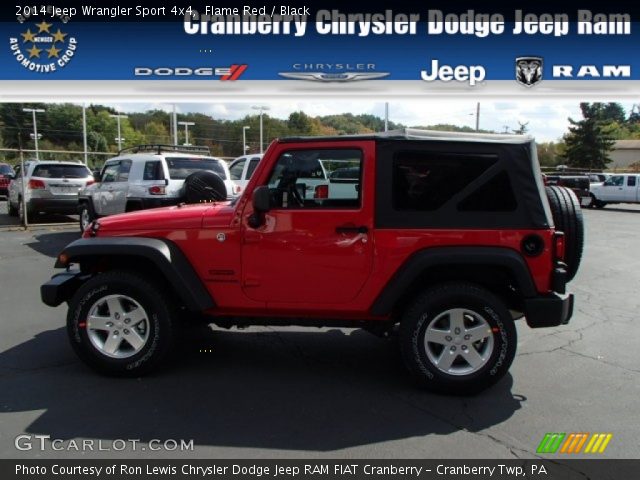2014 Jeep Wrangler Sport 4x4 in Flame Red