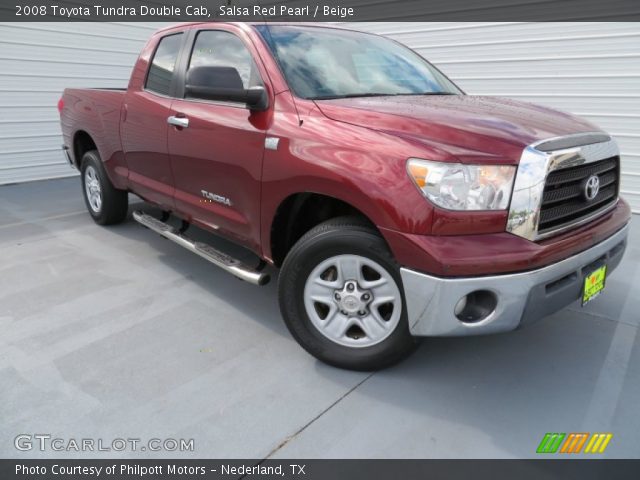 2008 Toyota Tundra Double Cab in Salsa Red Pearl