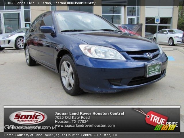 2004 Honda Civic EX Sedan in Eternal Blue Pearl