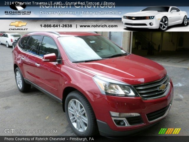 2014 Chevrolet Traverse LT AWD in Crystal Red Tintcoat
