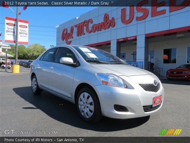 2012 Toyota Yaris Sedan in Classic Silver Metallic