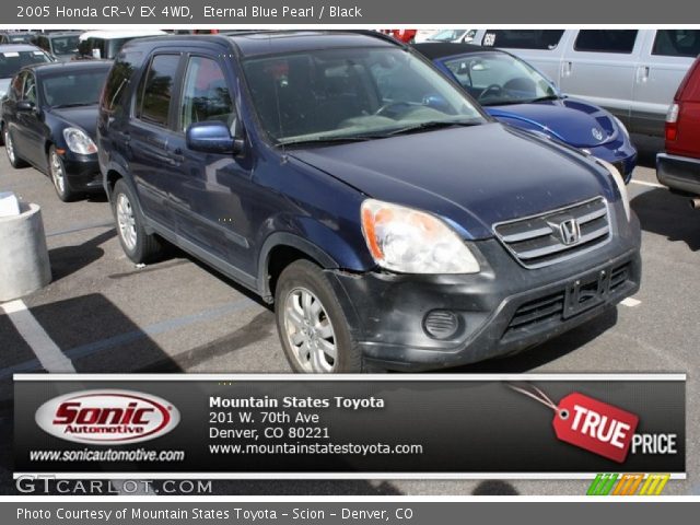 2005 Honda CR-V EX 4WD in Eternal Blue Pearl