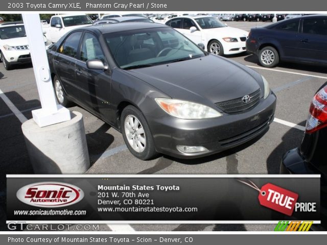 2003 Toyota Camry XLE in Phantom Gray Pearl