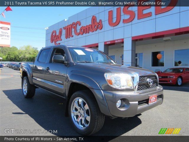 2011 Toyota Tacoma V6 SR5 PreRunner Double Cab in Magnetic Gray Metallic