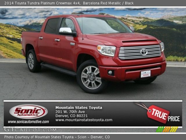2014 Toyota Tundra Platinum Crewmax 4x4 in Barcelona Red Metallic