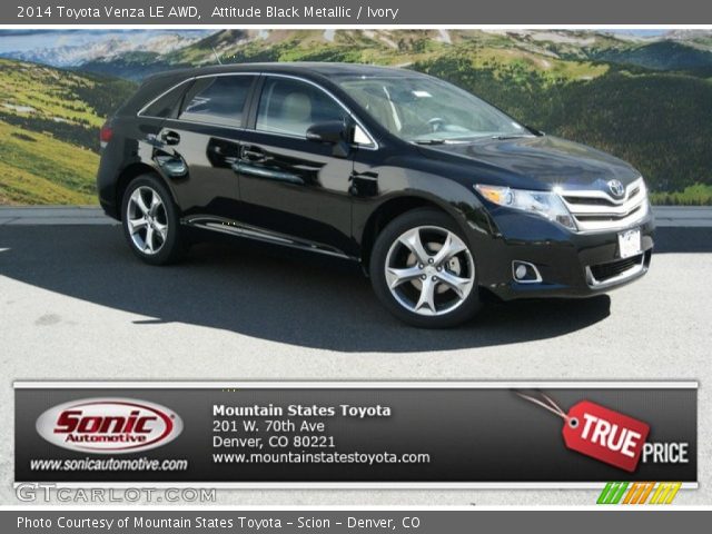 2014 Toyota Venza LE AWD in Attitude Black Metallic