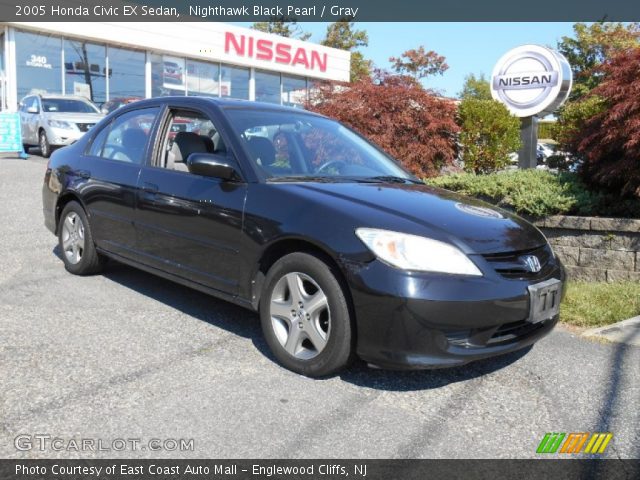 2005 Honda Civic EX Sedan in Nighthawk Black Pearl