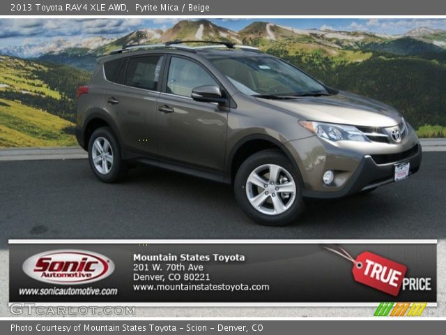 2013 Toyota RAV4 XLE AWD in Pyrite Mica