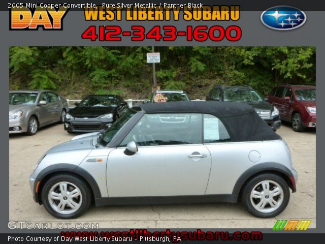 2005 Mini Cooper Convertible in Pure Silver Metallic