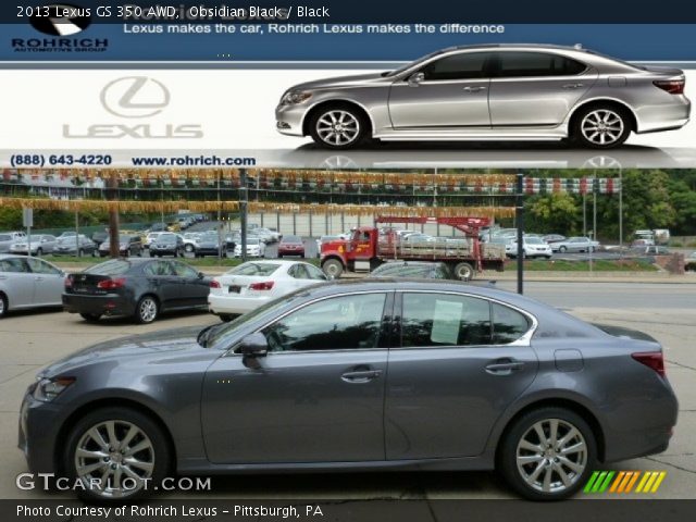 2013 Lexus GS 350 AWD in Obsidian Black