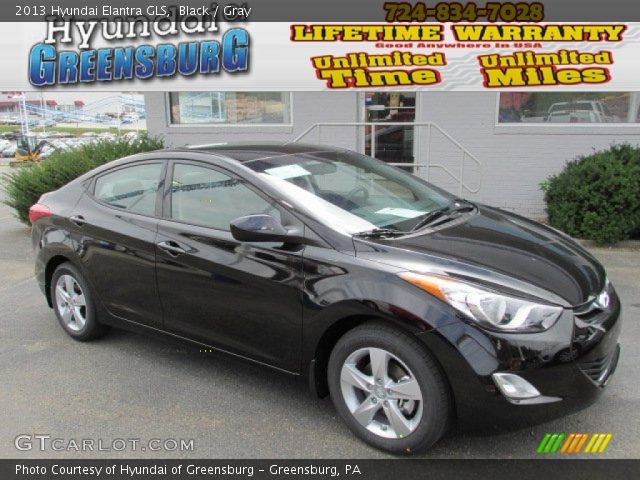 2013 Hyundai Elantra GLS in Black