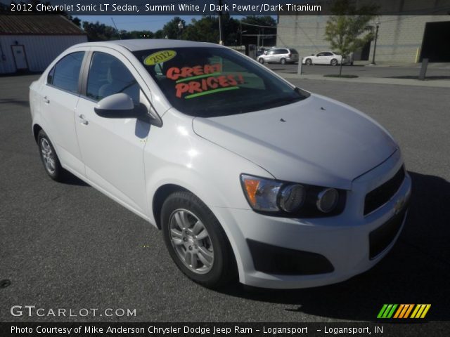 2012 Chevrolet Sonic LT Sedan in Summit White