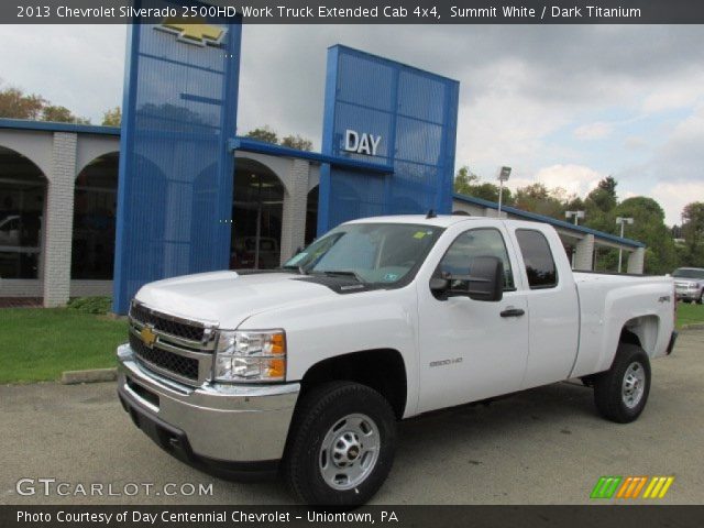 2013 Chevrolet Silverado 2500HD Work Truck Extended Cab 4x4 in Summit White