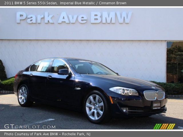 2011 BMW 5 Series 550i Sedan in Imperial Blue Metallic