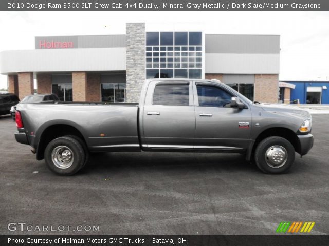 2010 Dodge Ram 3500 SLT Crew Cab 4x4 Dually in Mineral Gray Metallic